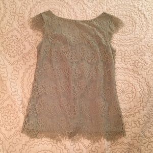 Limited lace green top